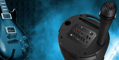 Klipxtreme KLS-890 MagBlaster Pro 3000W 12” Sub Bluetooth Portable Party Speaker With Wireless Microphone & Remote Control