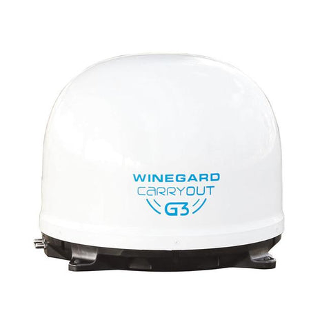 Winegard® Carryout G3 Automatic Portable Satellite TV Antenna, White GM-9000