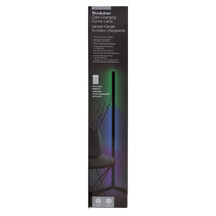 Brookstone BSFL943BK Colour Changing Ambient Corner LED Floor Lamp w/ Remote.