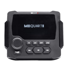 MB Quart GMR-LCD Gauge Mount, Bluetooth, AM/FM USB Radio With Built In Amplifier
