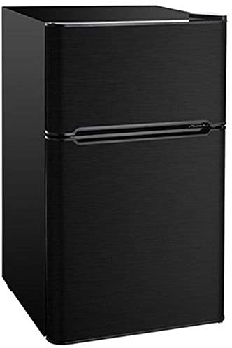 RCA RFR870 3.2 CU FT Compact 2-Door Fridge/Freezer Combination Stainless Steel - Black
