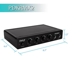 Pyle PDKRMX2 Karaoke Sound and Audio Control Mixer System.
