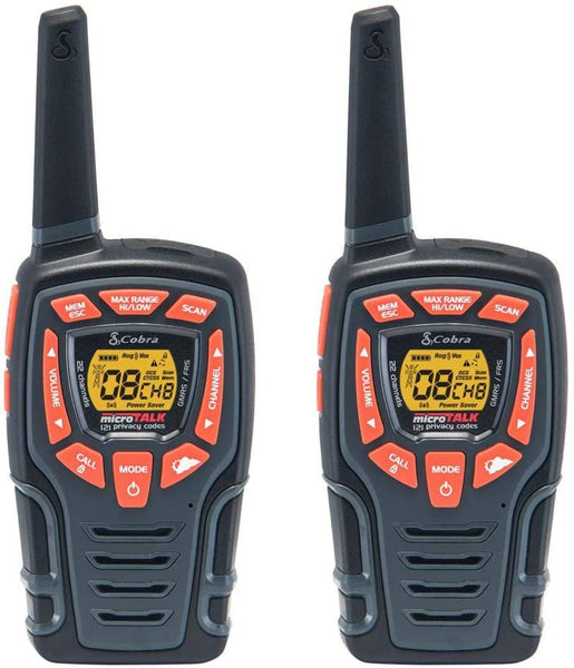 Cobra Adventure Series ACXT545 45 km 22 Channel Two Way Radio Walkie Talkie - 2 Pack