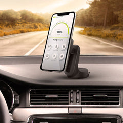 Bracketron PwrUp BT2-653-2 Wireless Qi Charging Suction-Mount With Magnetic Device Cradle