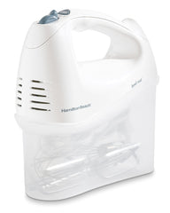 Hamilton Beach 62682RZ Electric Hand Mixer with Snap-On Case - White.