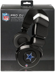 iHip NFH26DAC NFL Dallas Cowboys Black DJ Headphone w/In-Line Mic/Volume