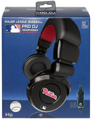 iHip MLH26PHL MLB Philadelphia Phillies DJ Headphone w/In-Line Mic/Volume