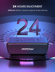 Mpow BH264A SoundHot R6 IPX7 Waterproof Portable Bluetooth Speaker with Bass+ & Hi-Fi Stereo