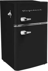 Frigidaire EFR840-BLACK 3.2 CU FT. 2-Door Retro Compact Mini Fridge - Black