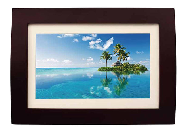 Sylvania SDPF1089 10" Wood Photo Frame With Remote.