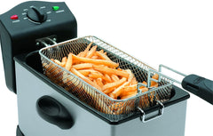 Salton DF1233 Stainless Steel 3L Deep Fryer Easy Clean