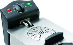 Salton DF1233 Stainless Steel 3L Deep Fryer Easy Clean