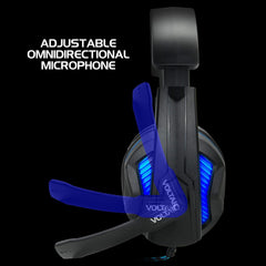 Enhance ENVOH7L100BLEW Voltaic PRO USB Gaming Headset Voltaic with 7.1 Surround Sound