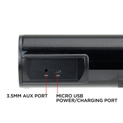 GOgroove BlueSYNC BBR Bluetooth Wireless Desktop Speaker Stereo Soundbar