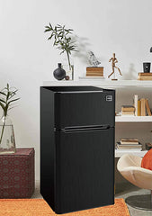 RCA RFR469 4.5 CU FT 2-Door Black Refrigerator Stainless Steel