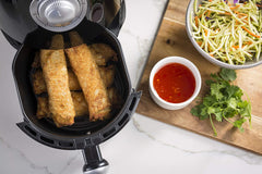 Modernhome CAAB-847 2.1Qt Compact Air Fryer with Recipe Book - Black