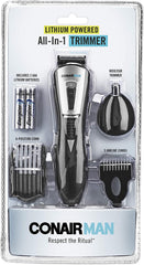ConairMan GMTL2R Lithium Ion Powered Beard and Mustache Trimmer