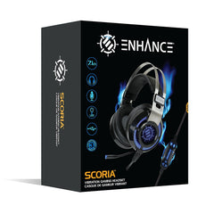 Accessory Power® Virtual 7.1 Vibration Gaming Headset Computer Gaming Headset by Enhance Scoria