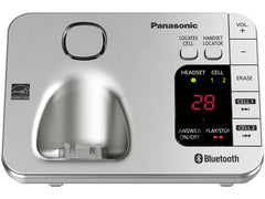 Panasonic KX-TGE463S Link2Cell Bluetooth Cordless Phone with Answering Machine - 3 Handsets