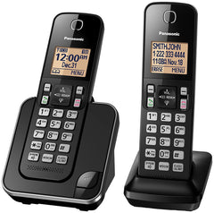 Panasonic KX-TGC352B Expandable Cordless Phone with Amber Backlit Display - 2 Handsets