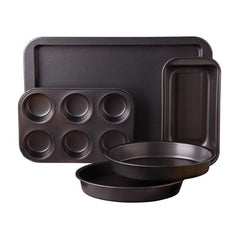 Gibson Home Love-To-Bake 5-Piece Nonstick Bakeware Set