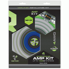 Raptor R5AK-4PWR 4 AWG Power-Only Oxygen Free Copper Amplifier Installation Kit
