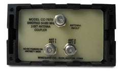 Winegard CC-7870 2-Way Dual TV Antenna Coupler Joiner/Combiner