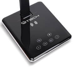 CJ Tech 72796 Dimmable LED Desk Lamp With Wireless Charging Pad - Black