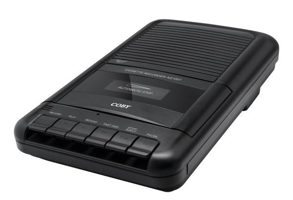 Coby CVR22 Portable Shoebox Cassette Tape Recorder