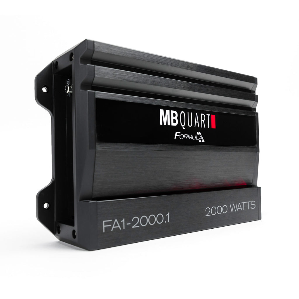 MB Quart FA1-2000.1 FORMULA 2000 Watt Amplifier 1 Ohm Stable Mono Car Audio Amplifier