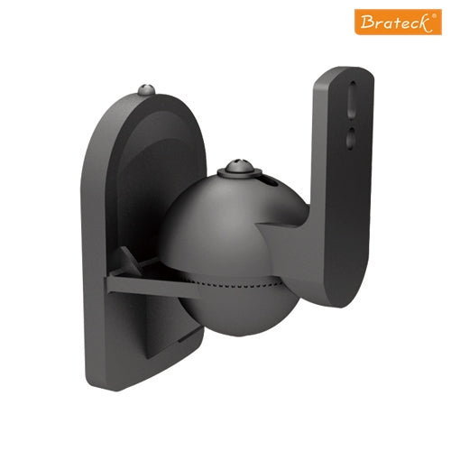 Brateck One Pair Universal Adjustable Satellite Speaker Wall Mount Bracket Tilt Swivel