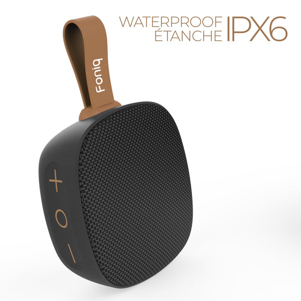 Foniq Audio Solo Clip-On Water Resistant Bluetooth Portable Wireless Speaker