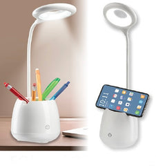 SoundLogic XT DSLS-6/1826 Desk Lamp w/ Bluetooth Speaker & Smartphone/Pen Holder