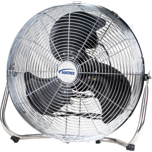 Matrix 18" EA290 High Velocity Floor Fan Portable 3 Speed Air Flow Tilt Industrial Commercial