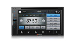 Nakamichi NA2300 6.2" 2-DIN Multimedia Receiver Built-in Bluetooth Touch Screen Full Glass Capacitive Screen with DVD MP3 Player