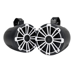MB Quart NPT1-120 Black 8" Coaxial Wake Tower Speaker With Interchangeable Grilles & Mounting Hardware Pair