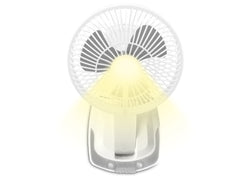 Technical Pro Adventure Series Adjustable Desk/Wall Fan with led Work lamp & Power Bank