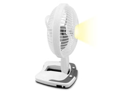 Technical Pro Adventure Series Adjustable Desk/Wall Fan with led Work lamp & Power Bank