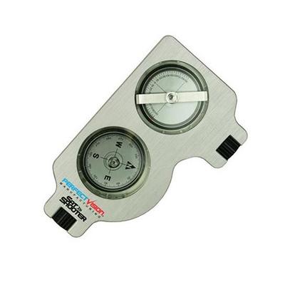 Perfect Vision PVINC Compass Clinometer Tool Azmuth Locator Satellite Shooter With Case - Silver