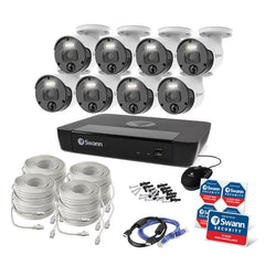 Swann SONVK-876808 4K Ultra HD 8 Channel 2TB Hard Drive 8 Camera NVR Security System