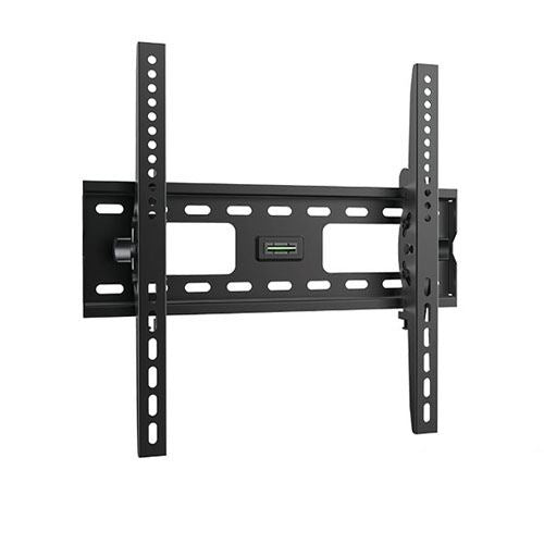 Classic Heavy Duty 32"-55" 75kg/165lbs Curved & Flat Panel TV Tilting Black Steel Wall Mount