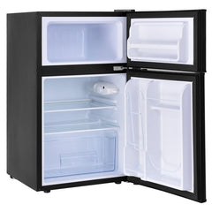 RCA RFR832-BLACK 3.2 CU FT 2-Door Comapct Mini Fridge w/ Top Freezer - Black