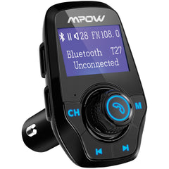 Mpow BMBH120AB T3.0 FM Transmitter With Large LCD Display