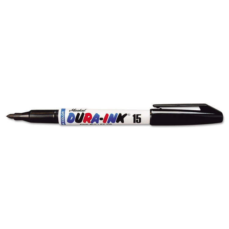 Markal Dura-Ink 15 Felt-Tip Marker Black high quality Permanent Ink