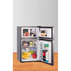 RCA RFR834 3.2 CU FT 2 Door Fridge/Freezer Combination - Stainless Steel