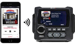 MB Quart GMR-LED Marine Multimedia Source Unit & OFF-ROAD W 160 Watt Internal Amplifier Features AM/FM/BL