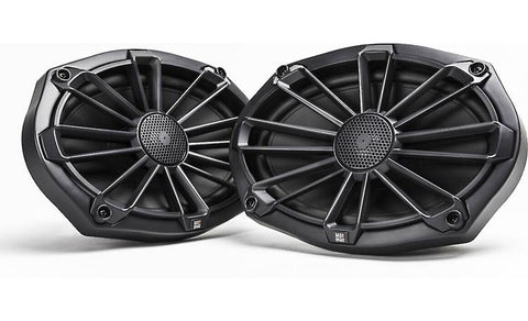 MB Quart  NP1-169 6 X 9" 2-Way Coaxial Nautic Speaker  System With Interchangeable Colored Grilles