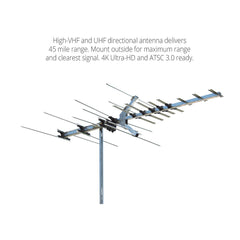 Winegard HD7694P HDTV High Band VHF Antenna OTA Reception Free TV Programming