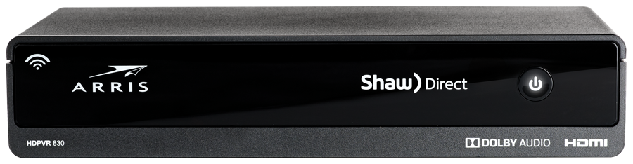 Shaw Direct Arris DSR830 Dual Tuner Advanced HD PVR