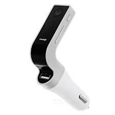 Earldom Wireless Bluetooth FM Transmitter Handsfree Car Kit With 2-Port USB Charging & Music Control